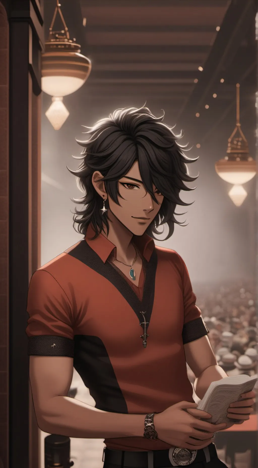 ai character: Marcus  background