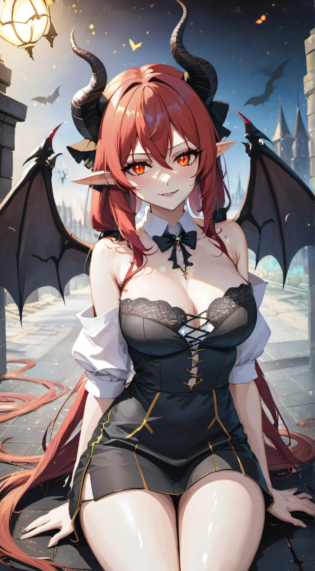 ai character: Scarlet  background