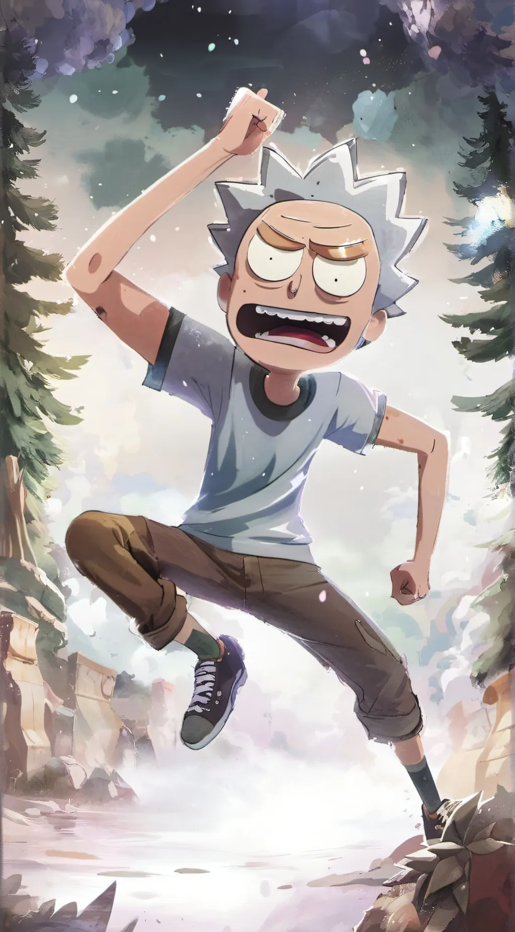 ai character: Lincoln Loud background