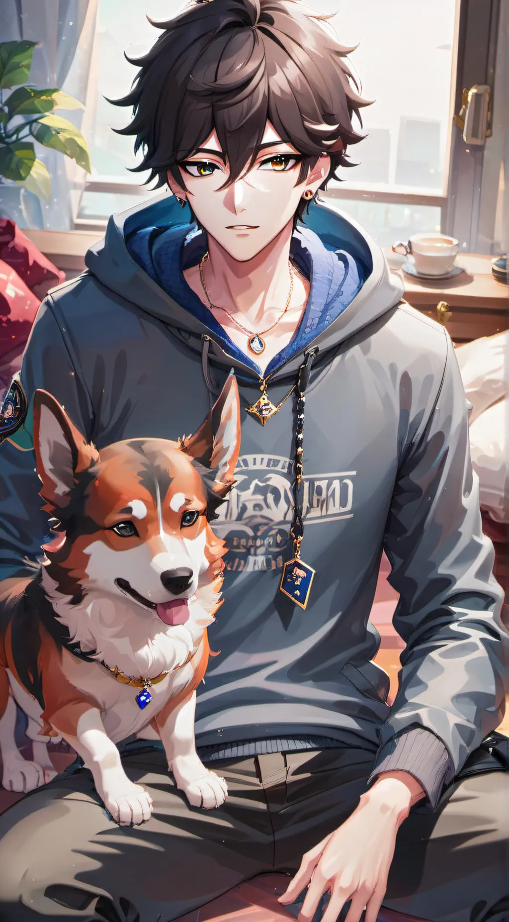 ai character: Norman background