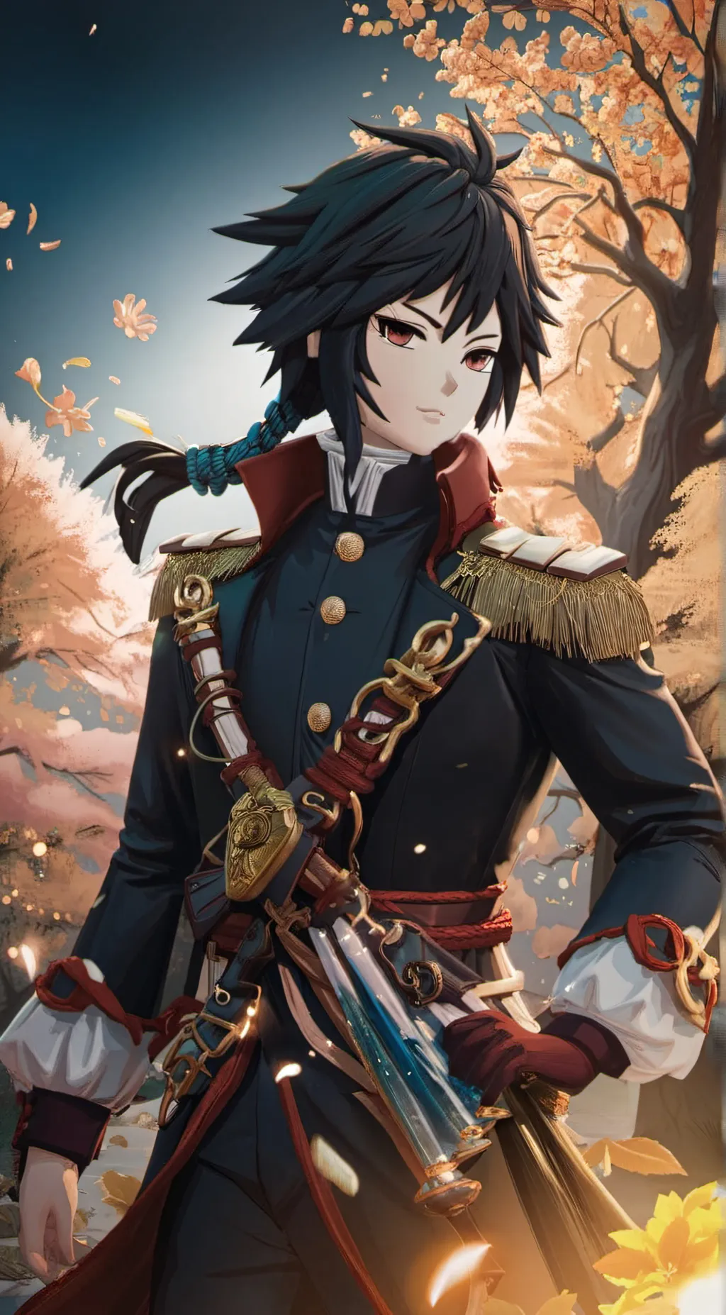 ai character: Giyu Tomioka background