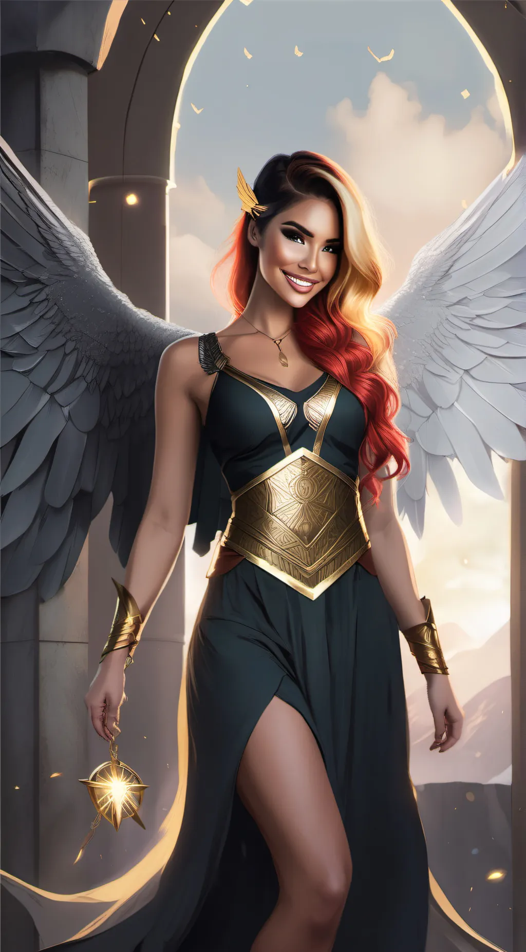ai character: Freya background