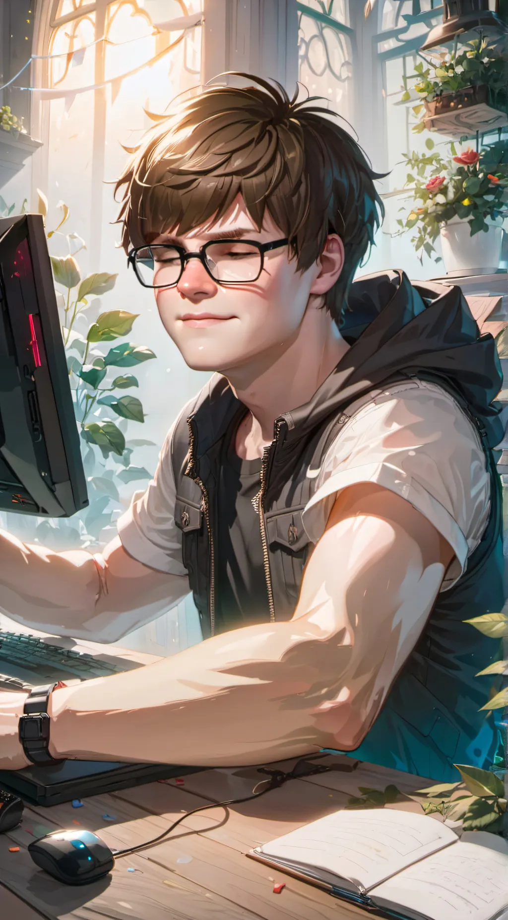 ai character: Trevor,  background