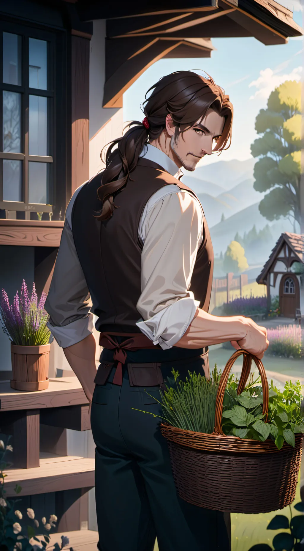 ai character: Rayne background