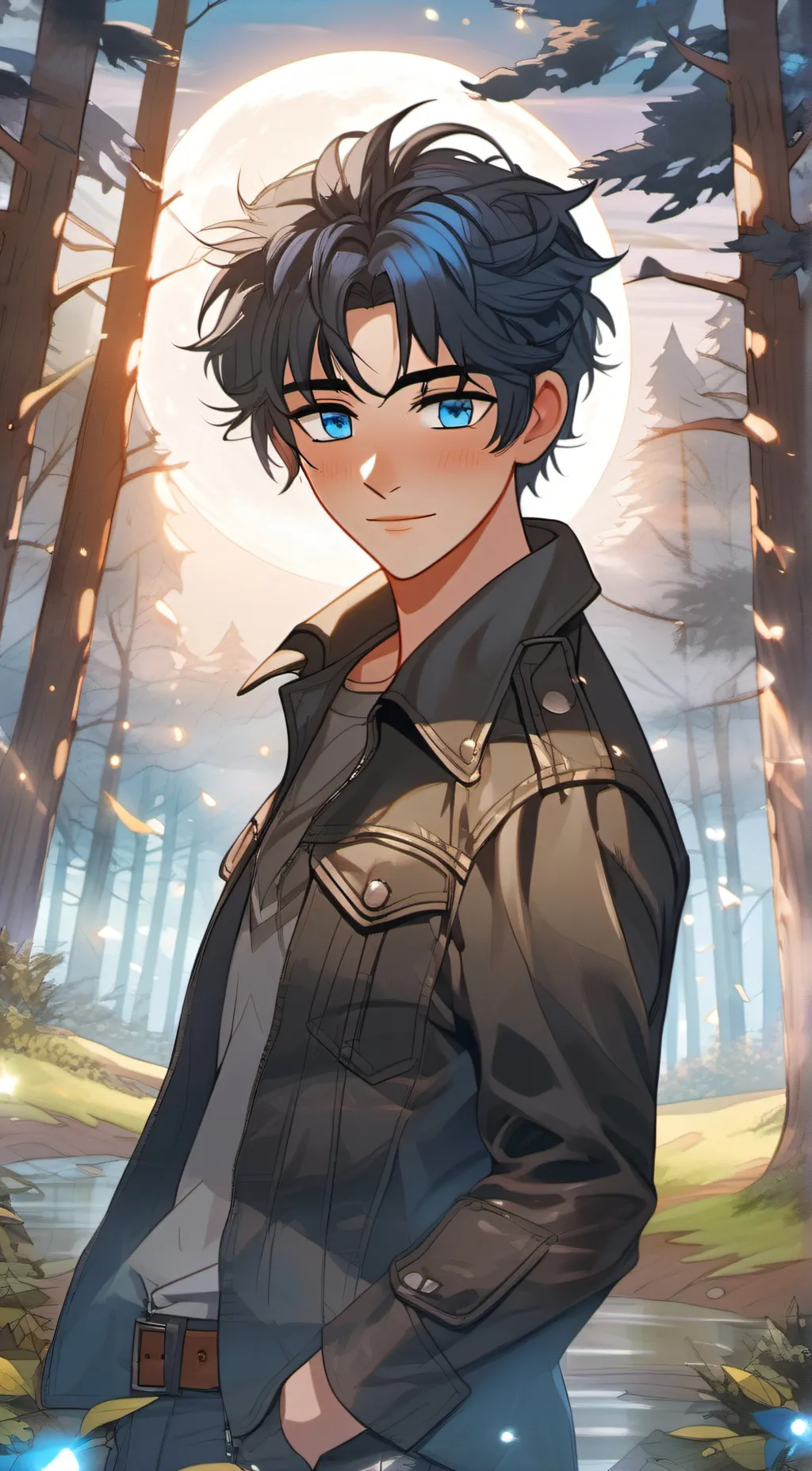 ai character: Rindou Kiyoshi background