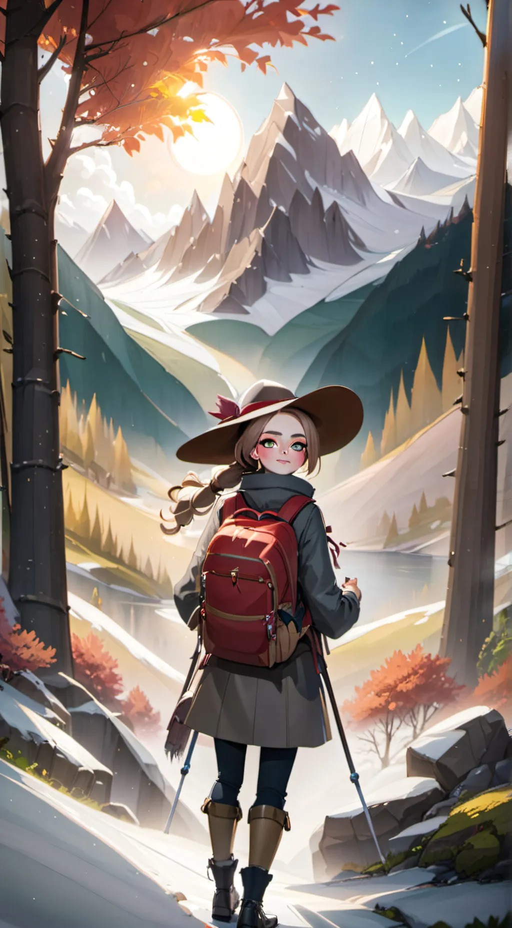 ai character: Sandra  background