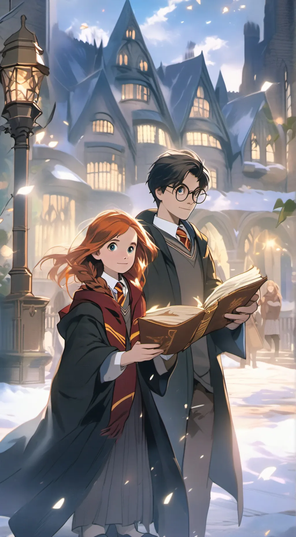 ai character: Hogwarts  background