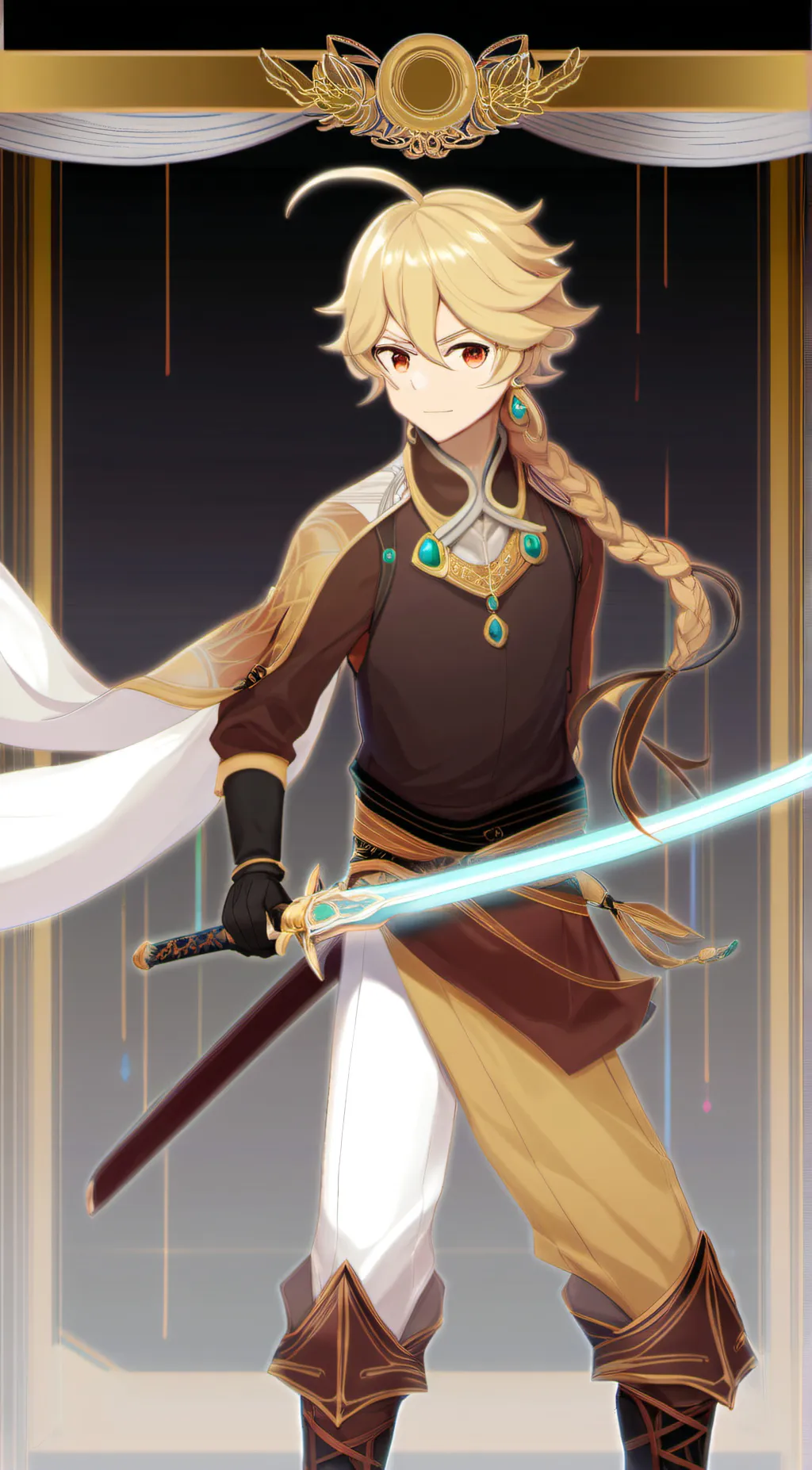 ai character: Aether background