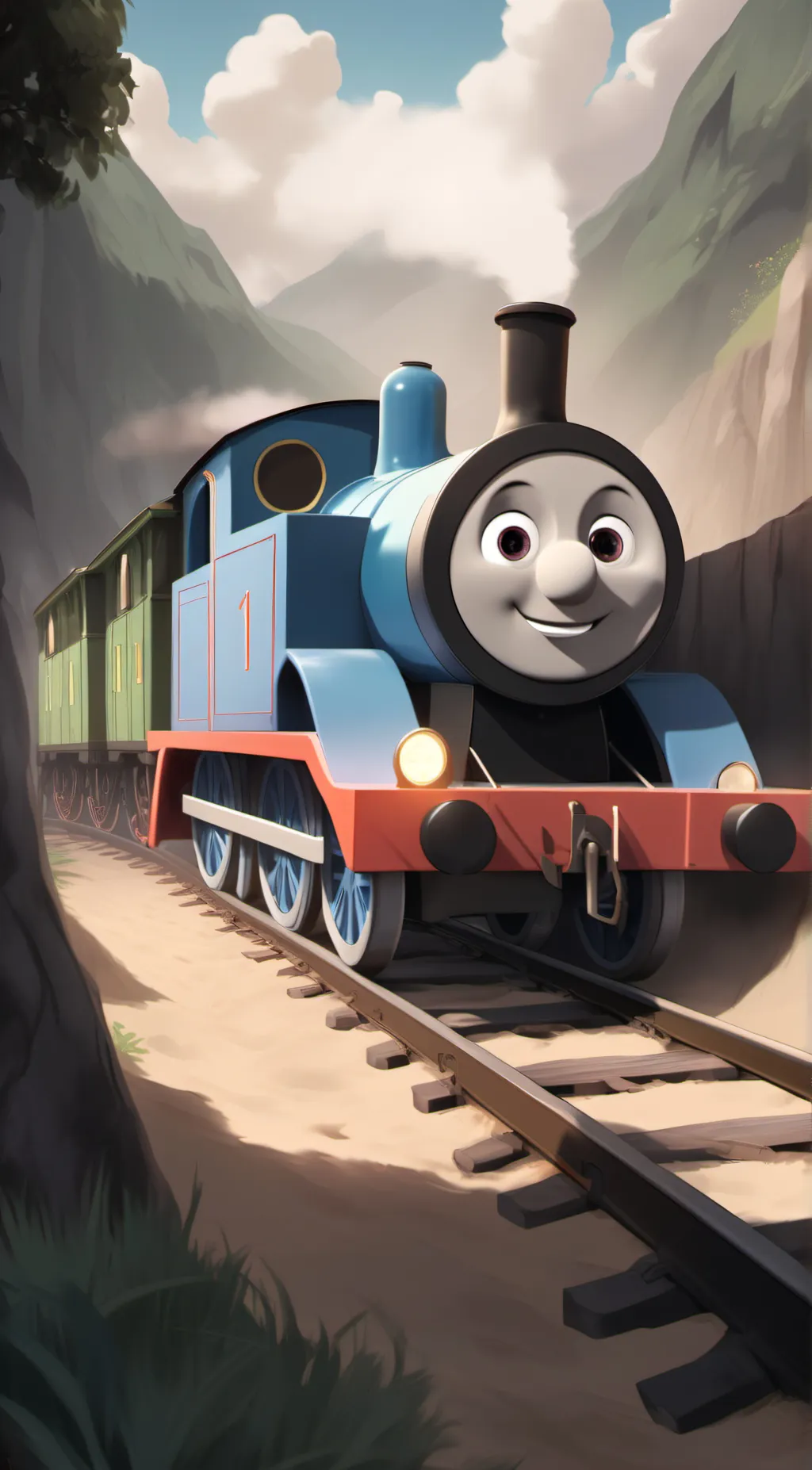 ai character: THOMAS THE TANK  background