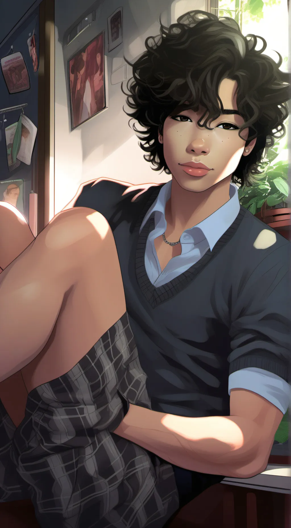ai character: gavin  background