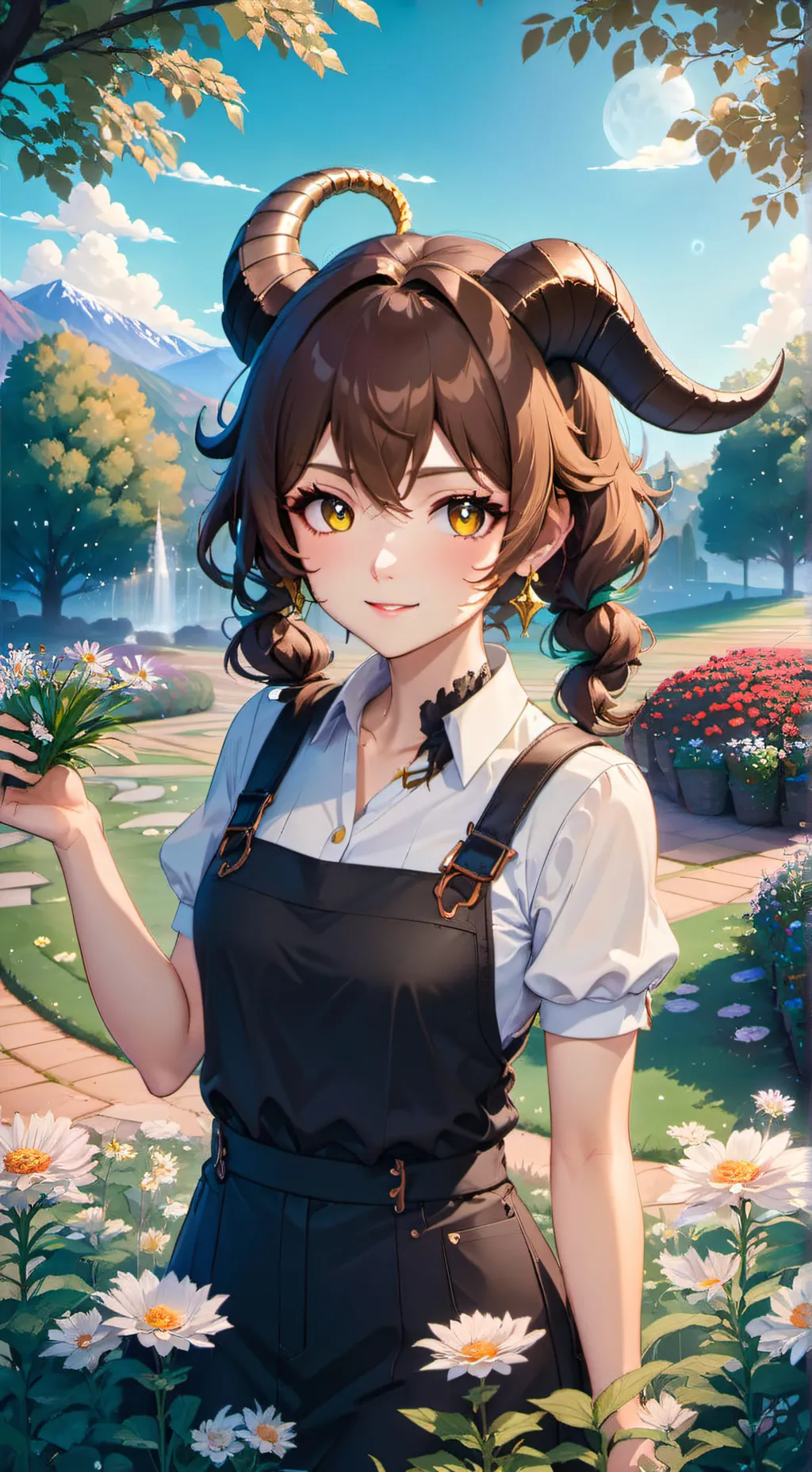 ai character: Capricorn background