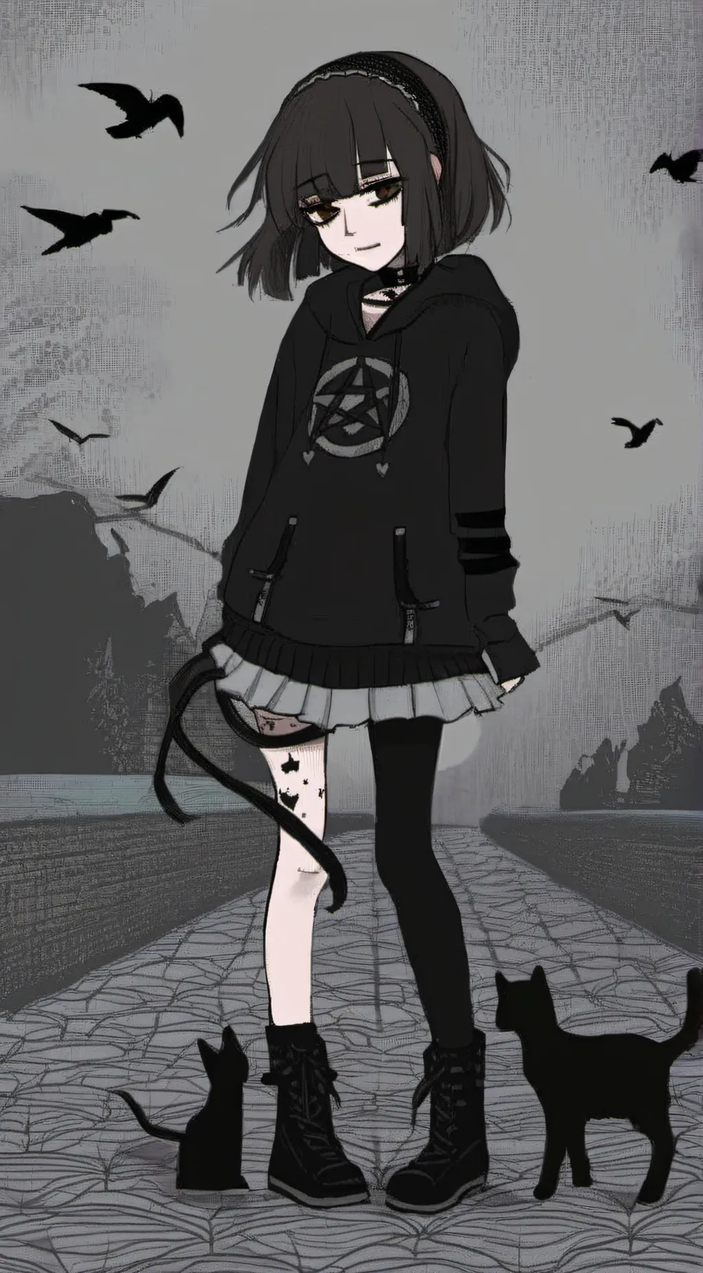 ai character: Loona background