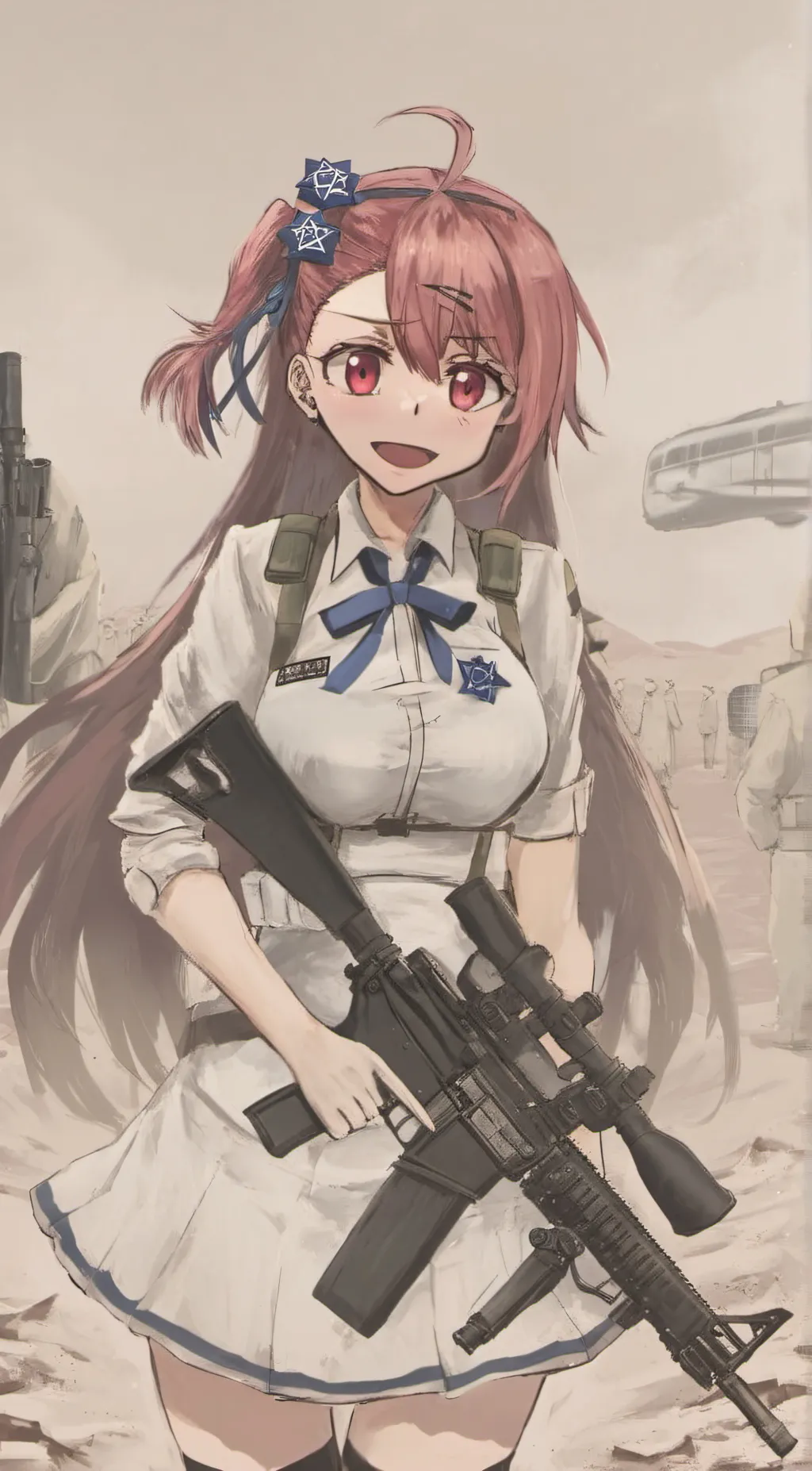 ai character: Negev background