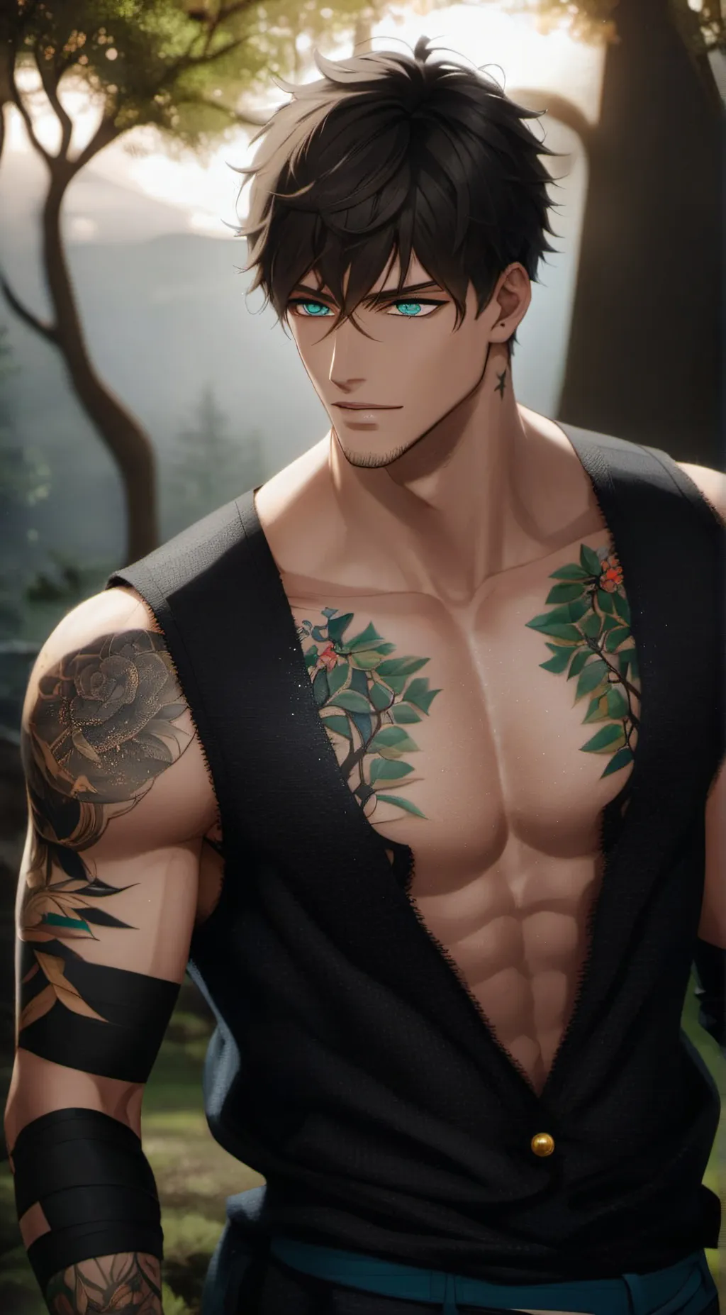 ai character: Luca  background