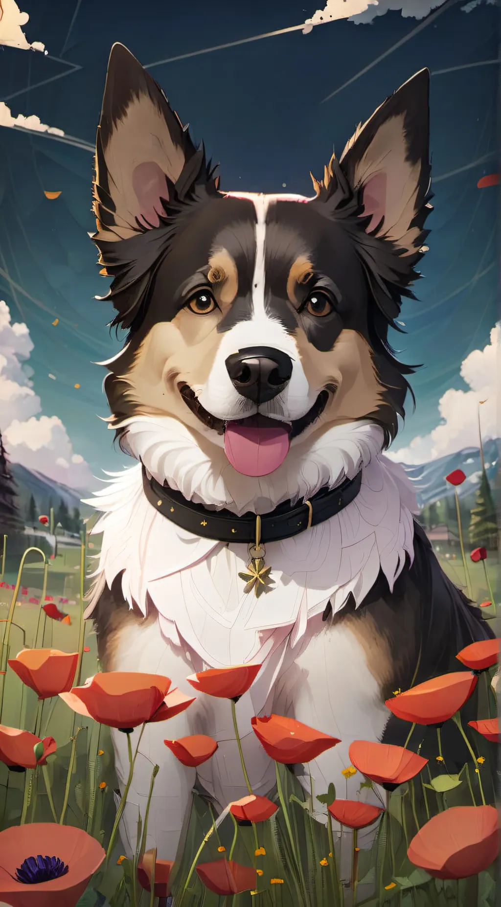 ai character: Poppy background