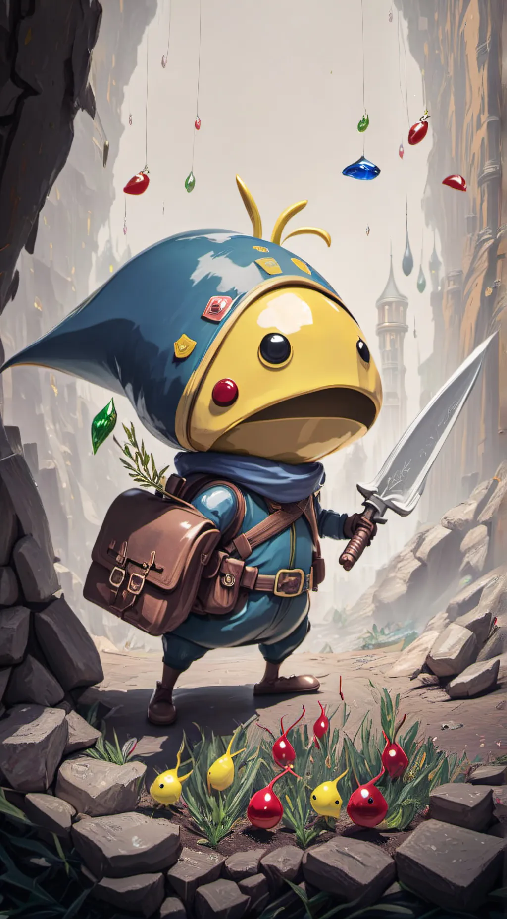 Talkie AI - Chat with yellow pikmin game