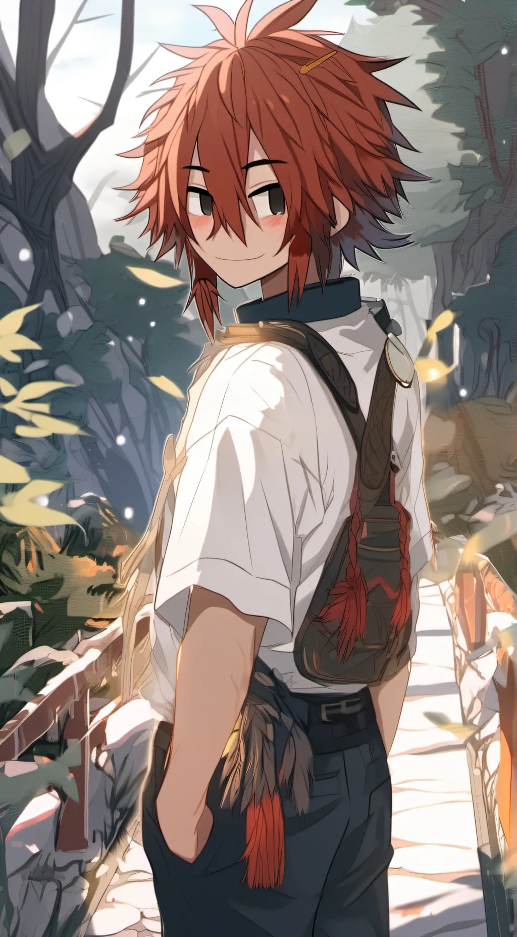 ai character: leo background