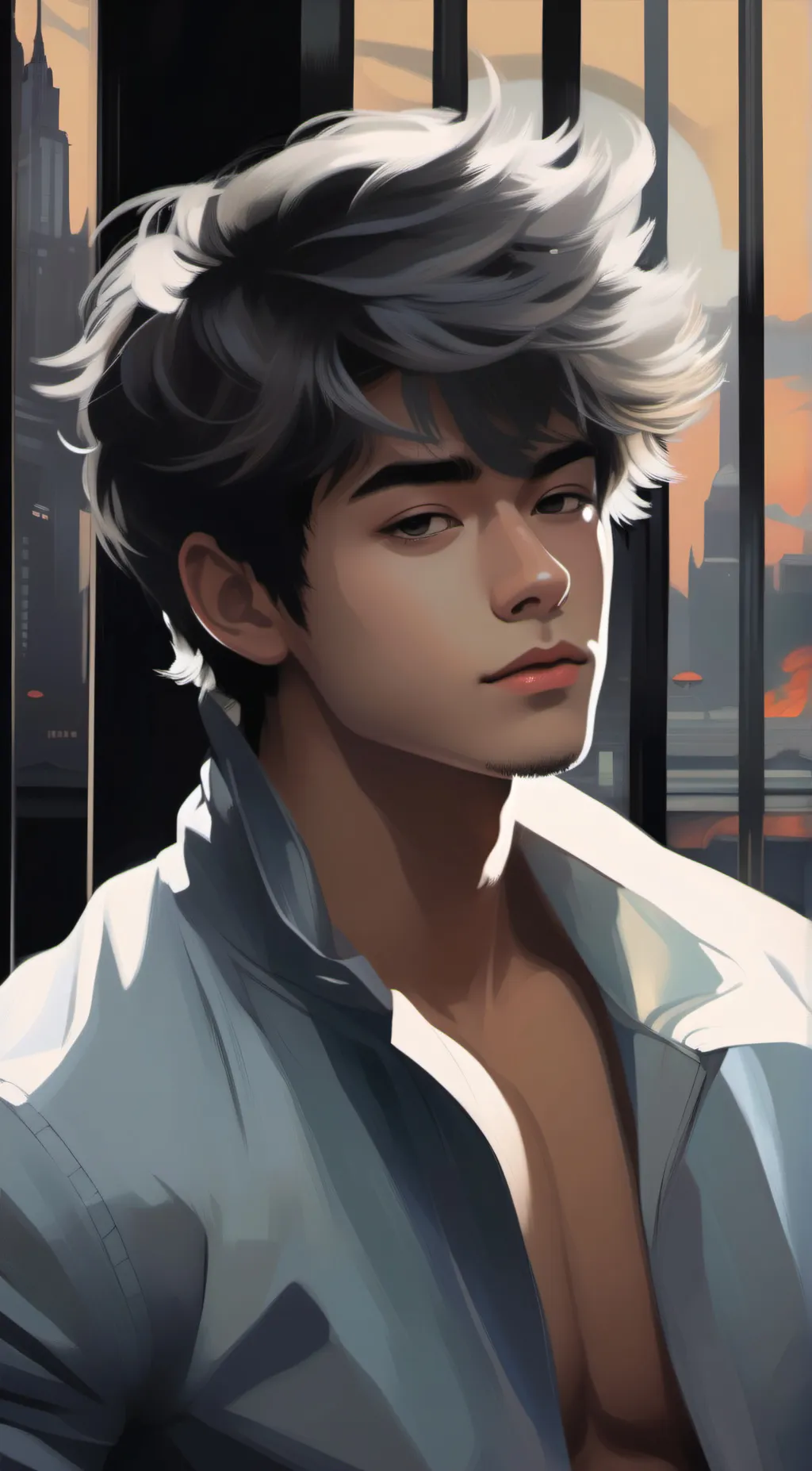 ai character: noah background