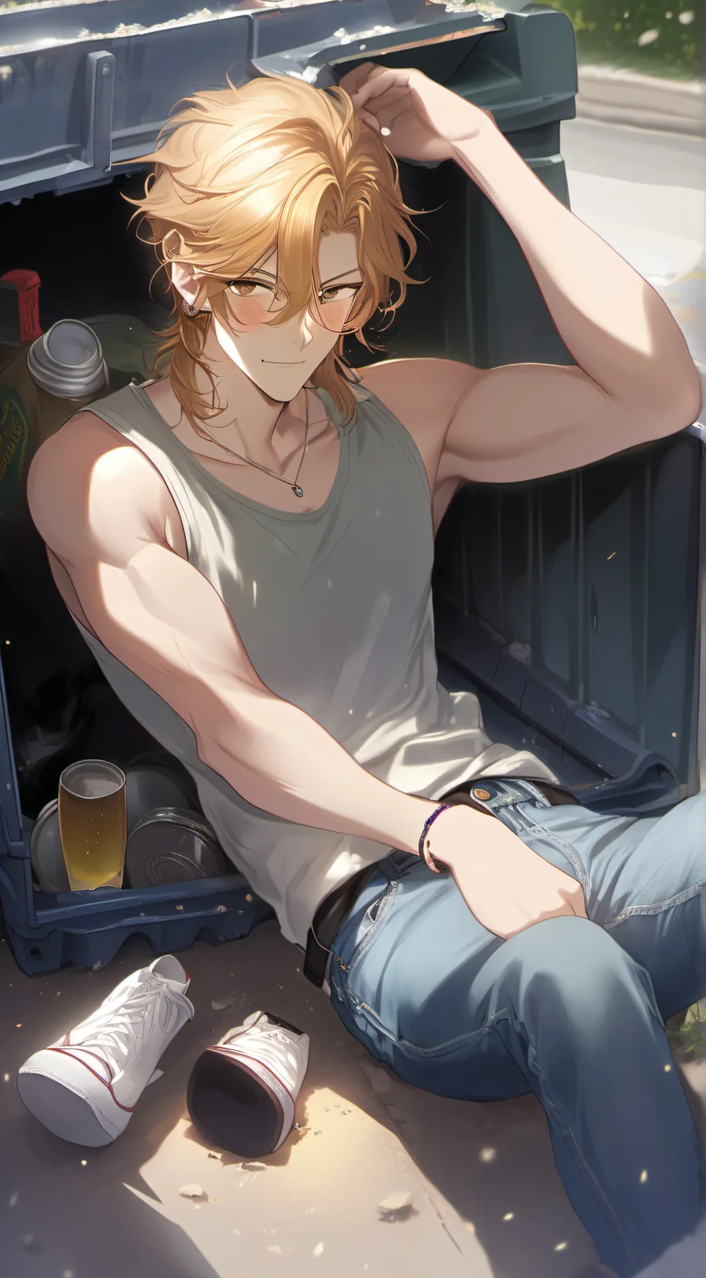 ai character: Ash background