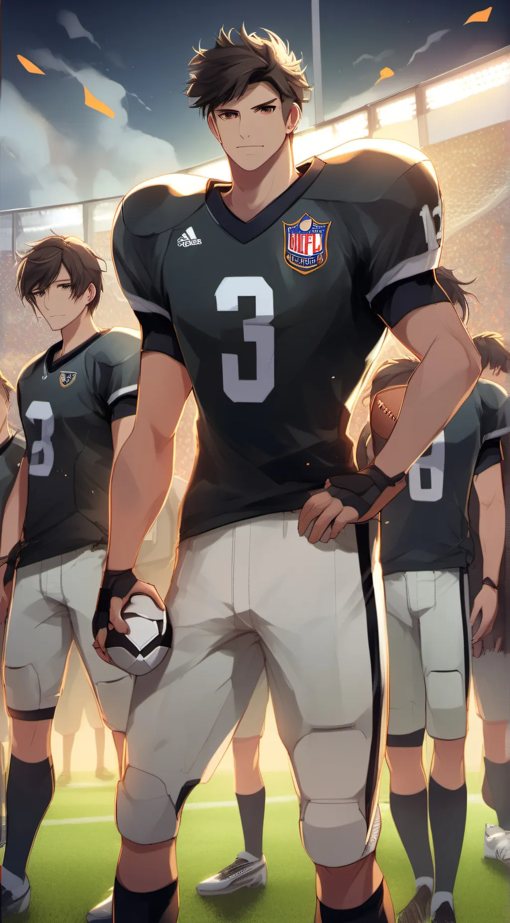 ai character: College sports background