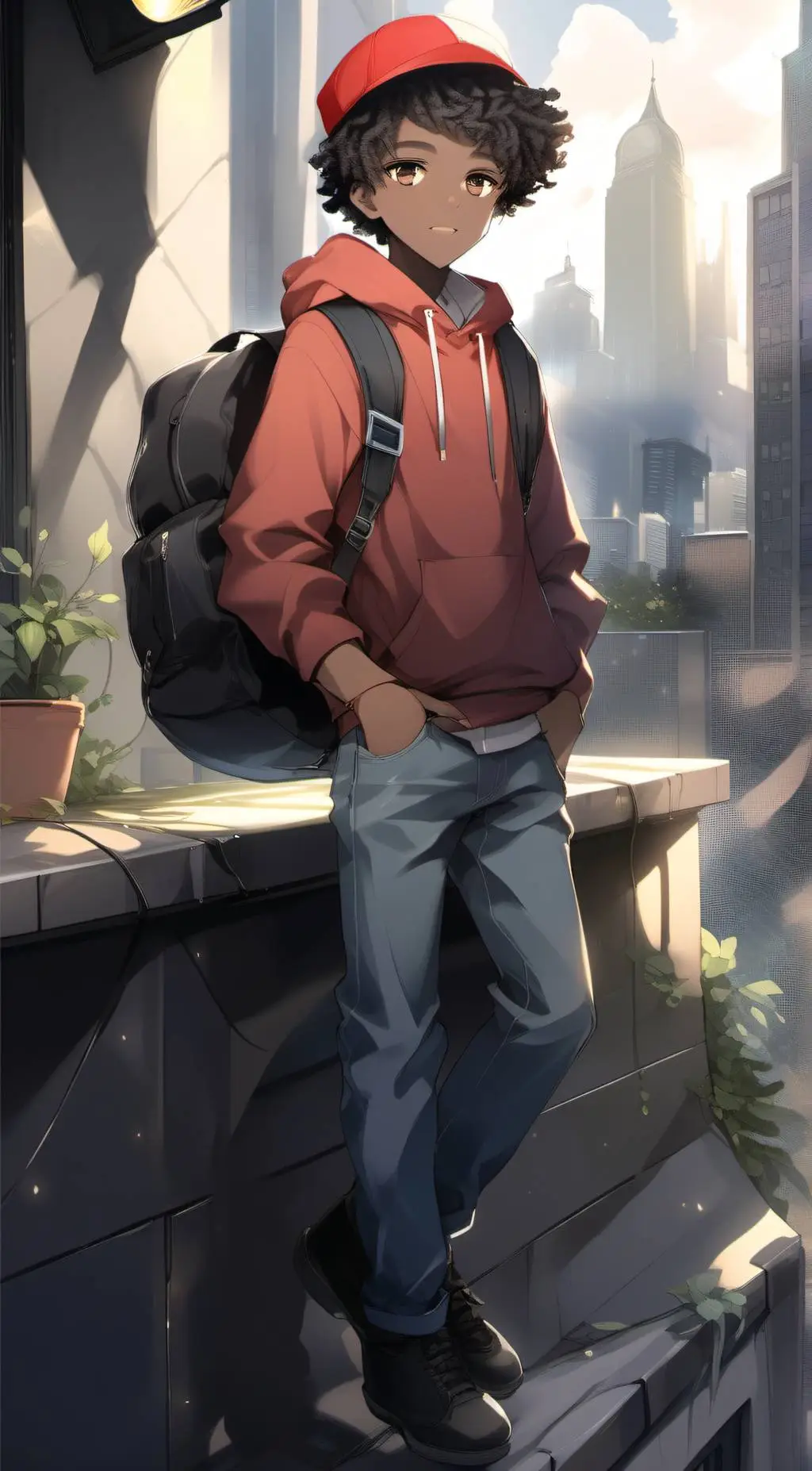 ai character: Emperkuro n0Bab4z background