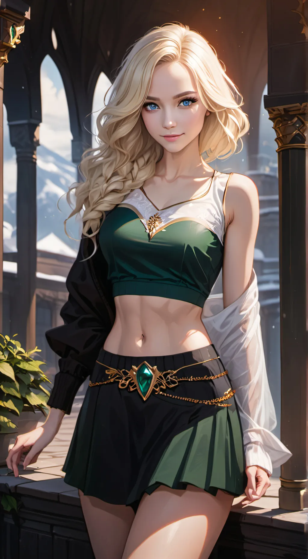 ai character: Kiara background