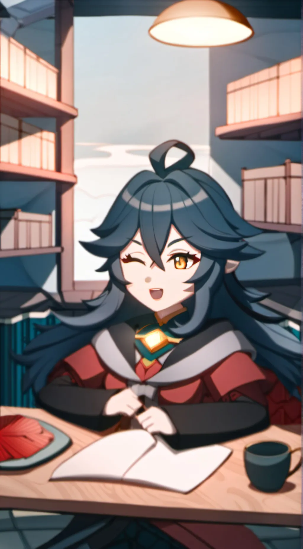 ai character: Bella background
