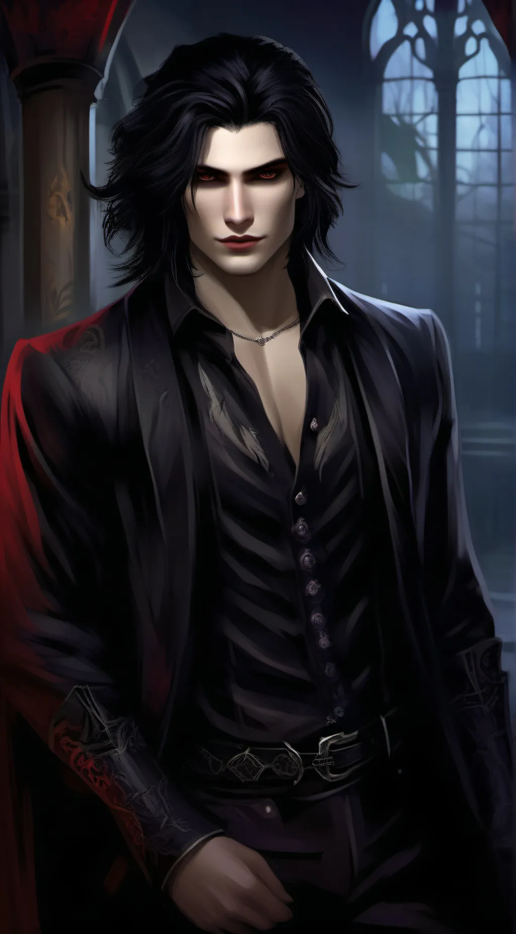 ai character: devil background