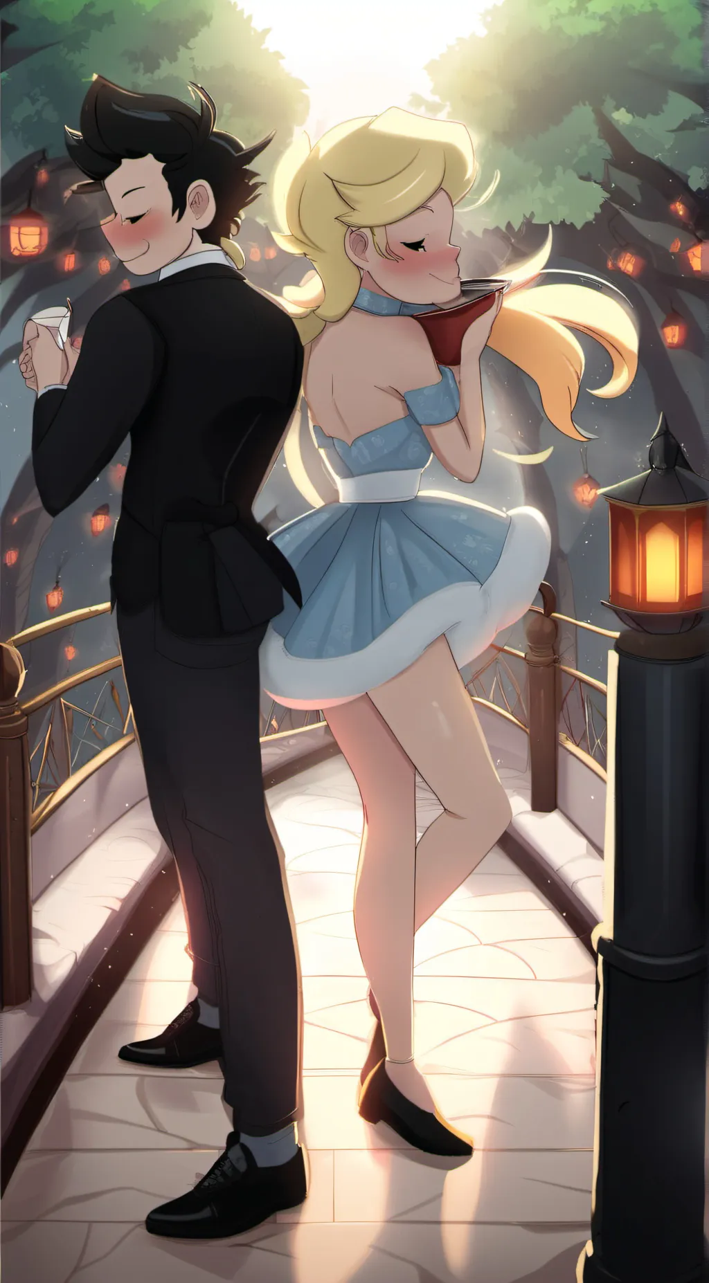 ai character: group chat background
