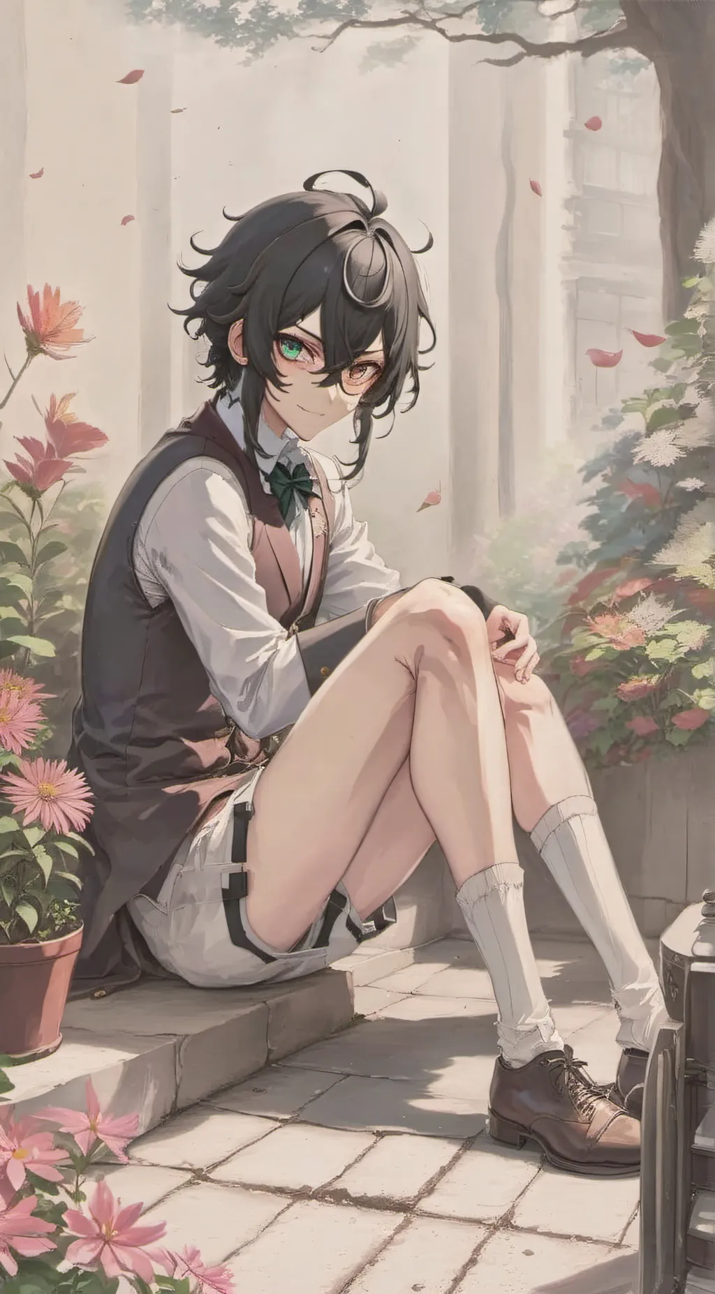 ai character: Muichiro tokito background