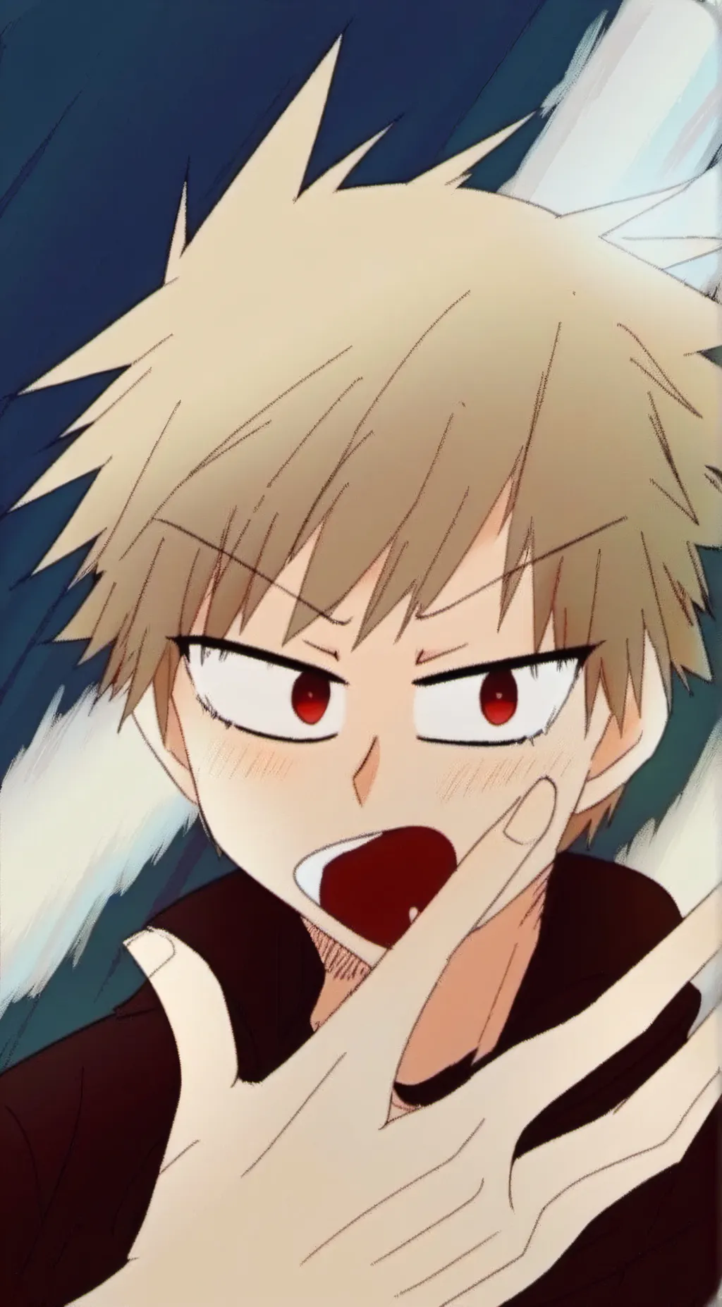 ai character: Kid Bakugo background