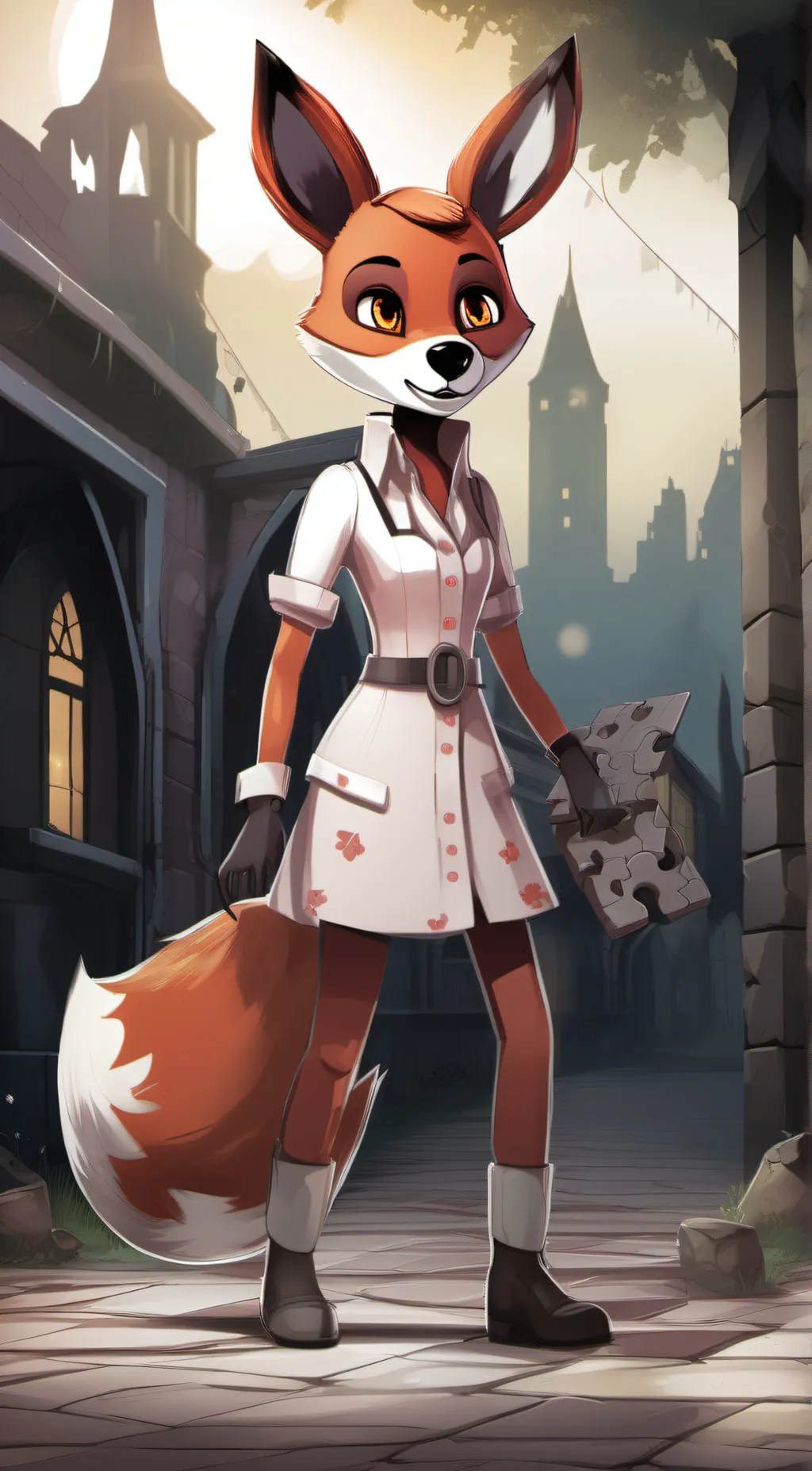 ai character: Mangle background