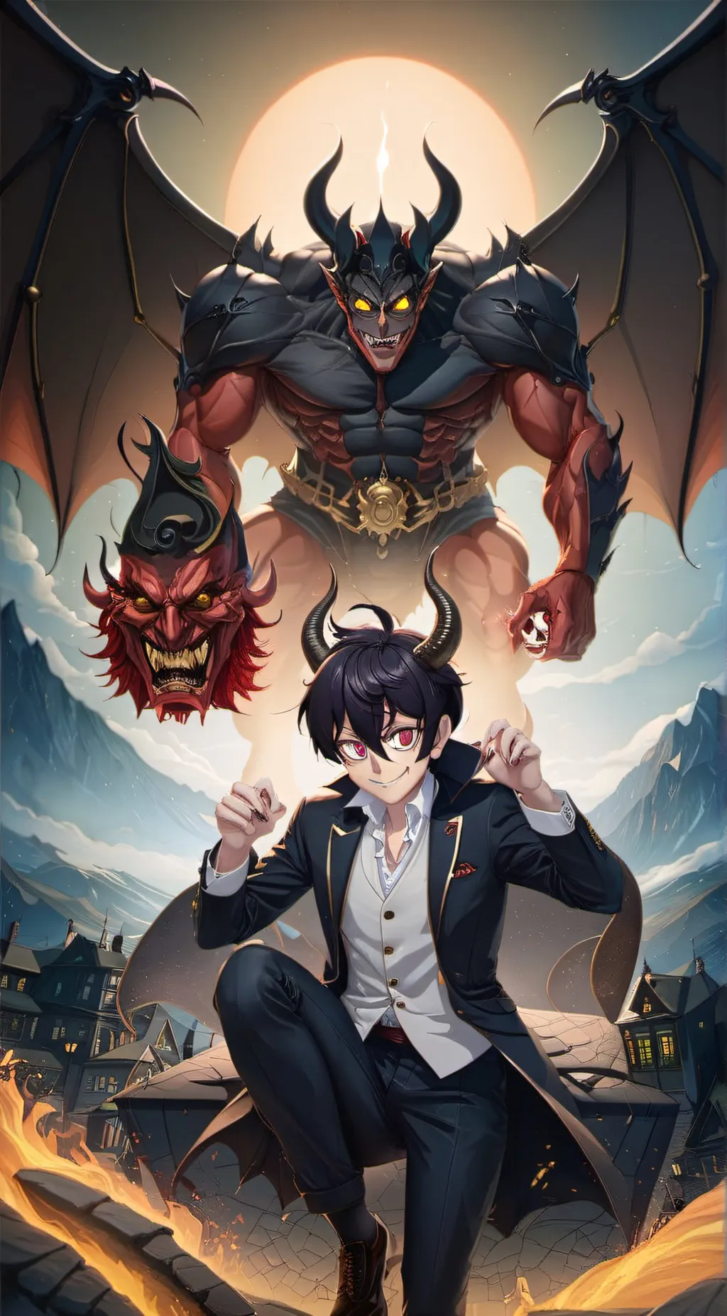 ai character: Levi background