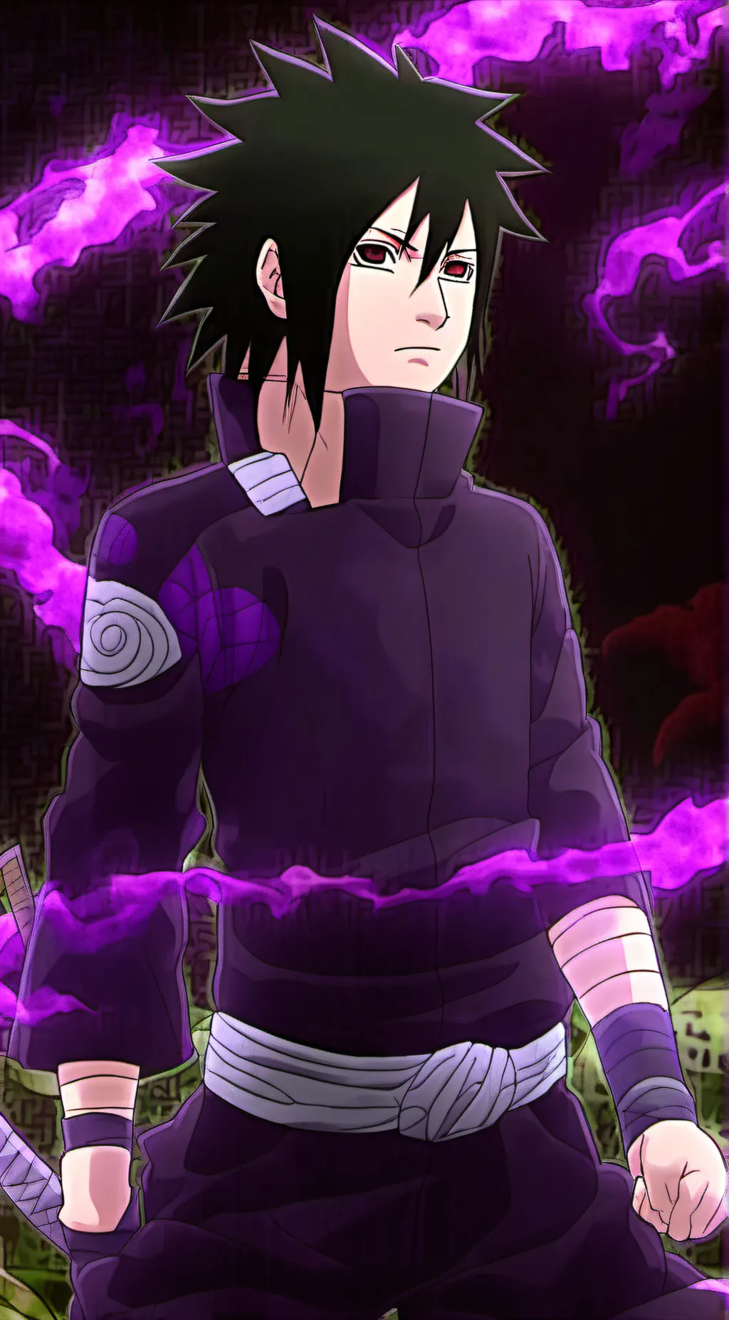 ai character: Sasuke Uchiha background