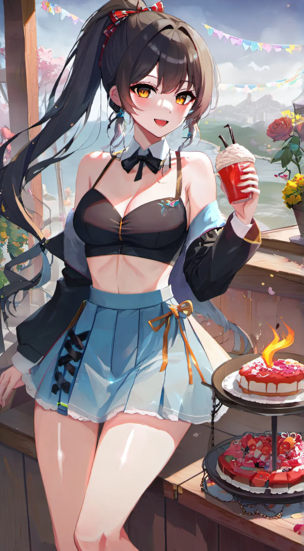 ai character: Lulu  background
