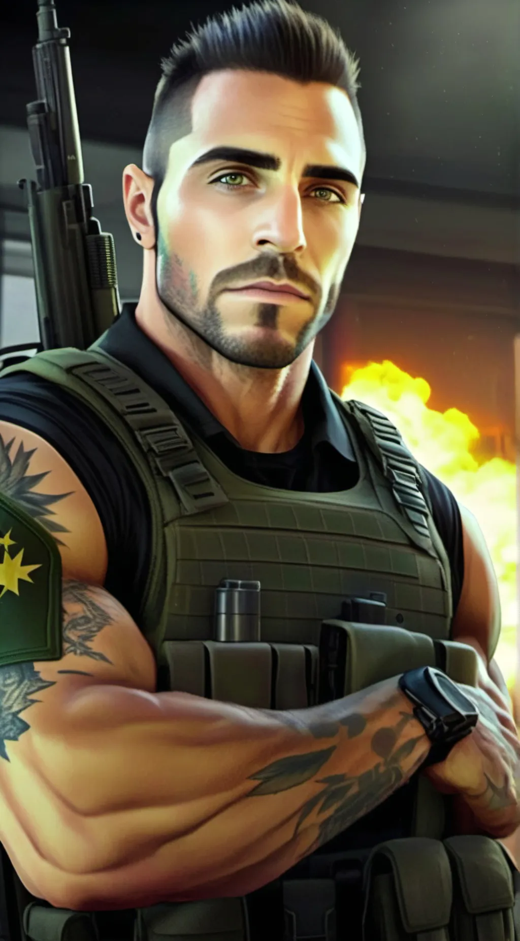 ai character: John soap McTavish background