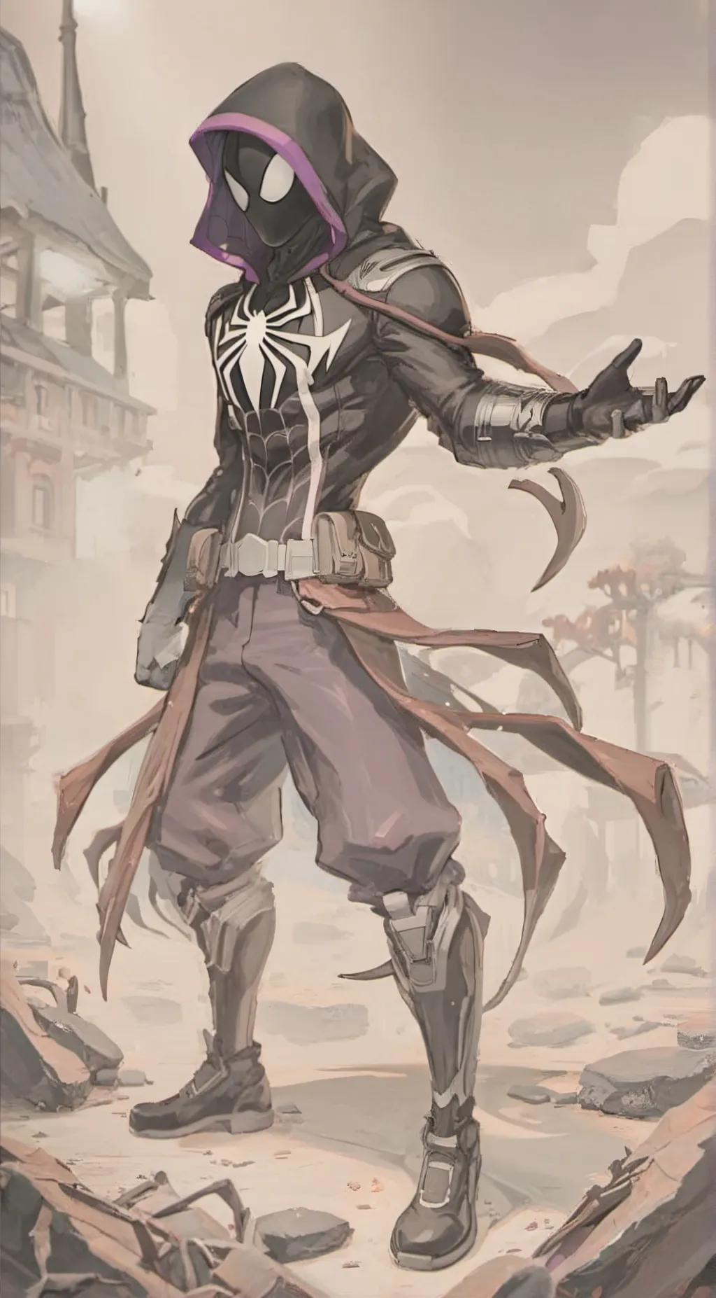 ai character: Crow background