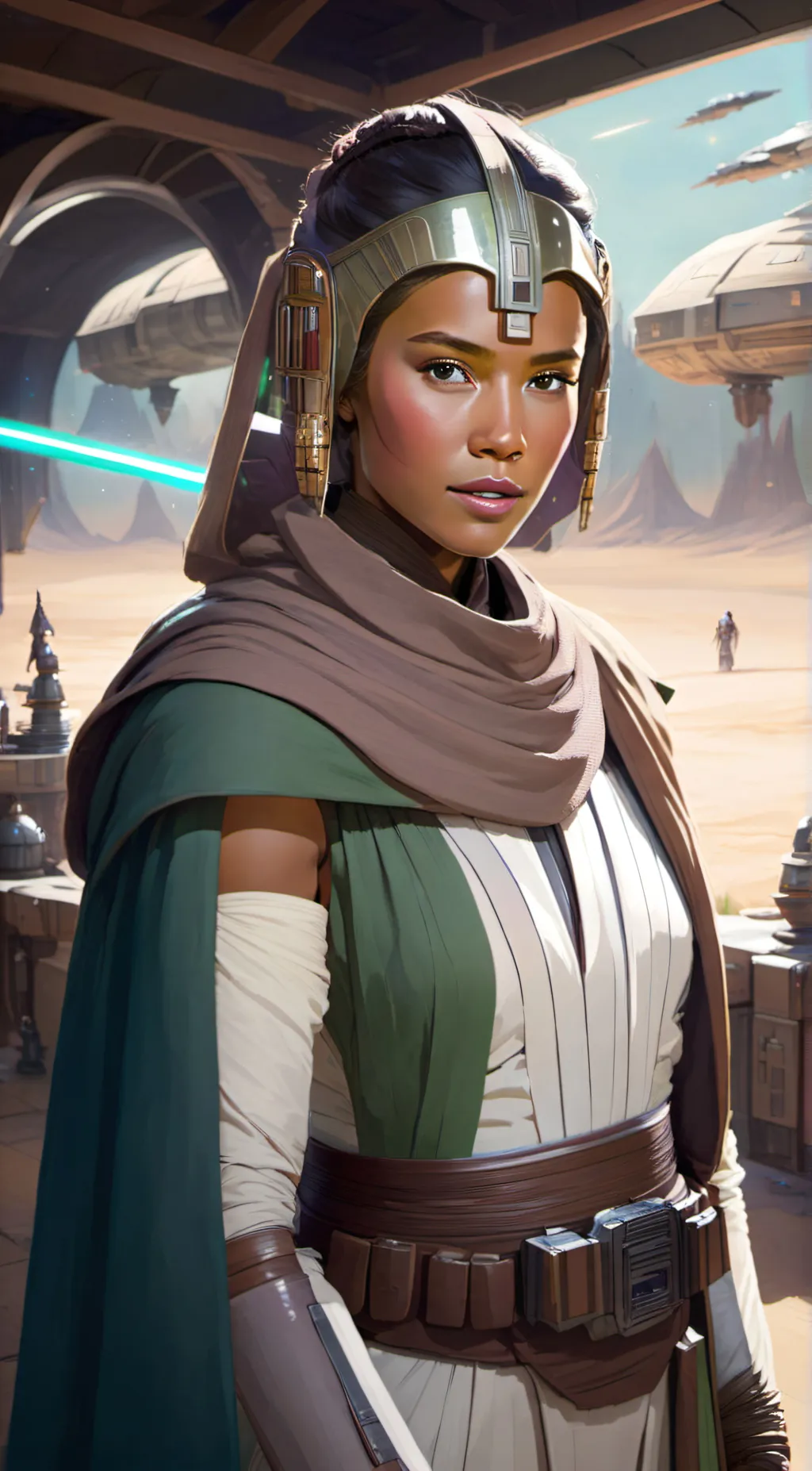 ai character: Stass Allie background