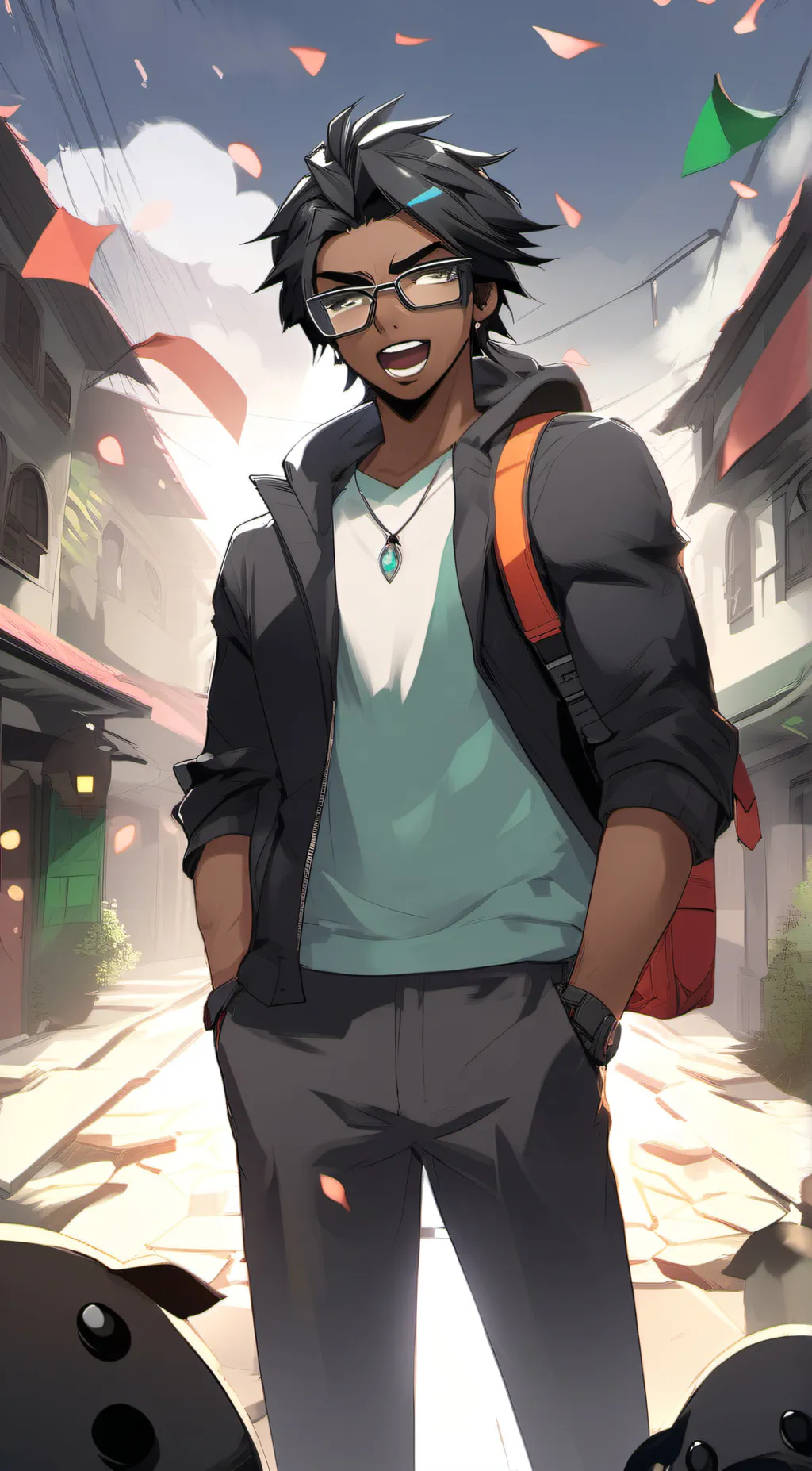 ai character: max background