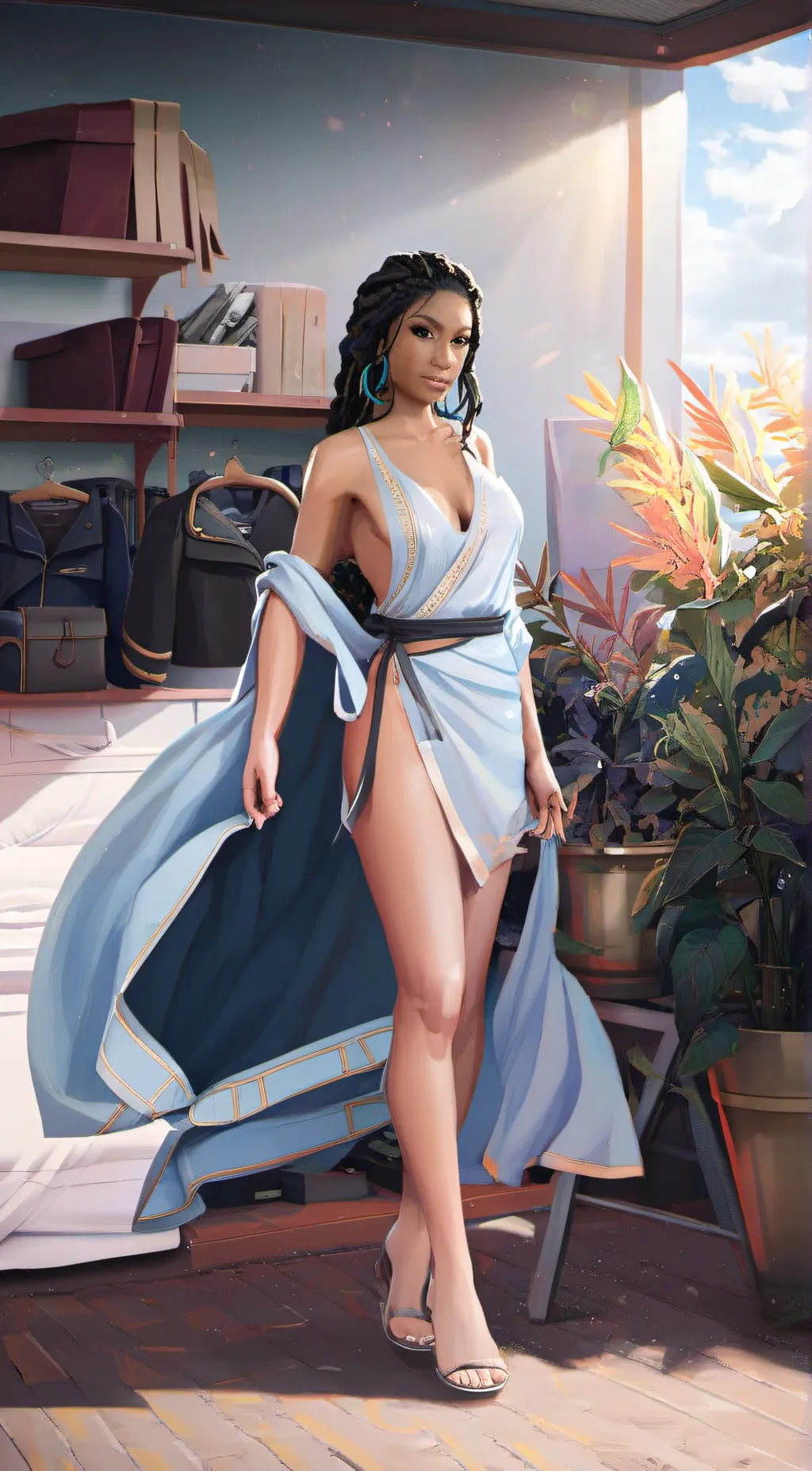 ai character: sasha background