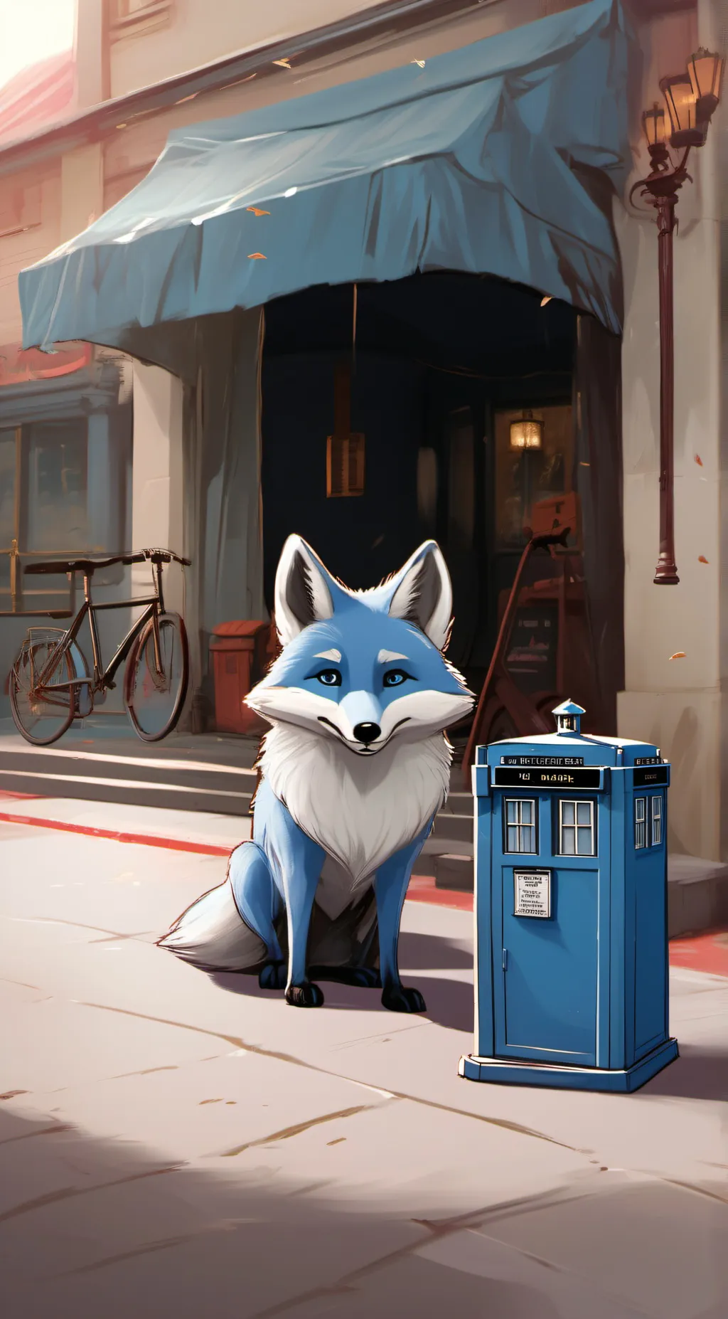 Talkie AI - Chat with blue fox