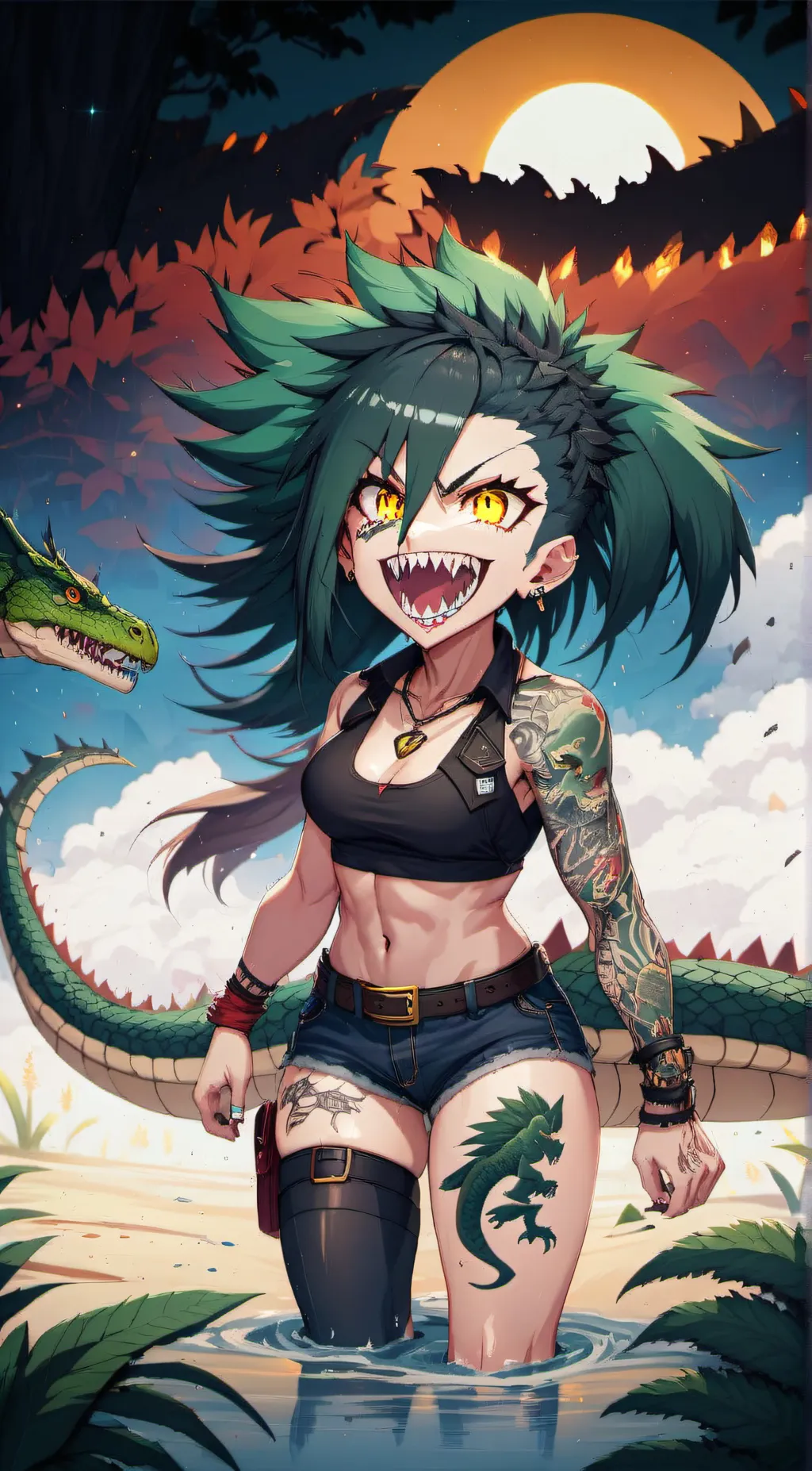 ai character: Annie Bennett  background