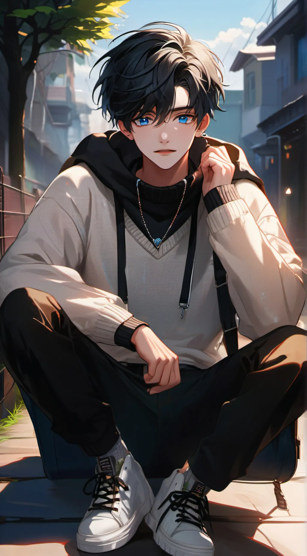 ai character: liam background