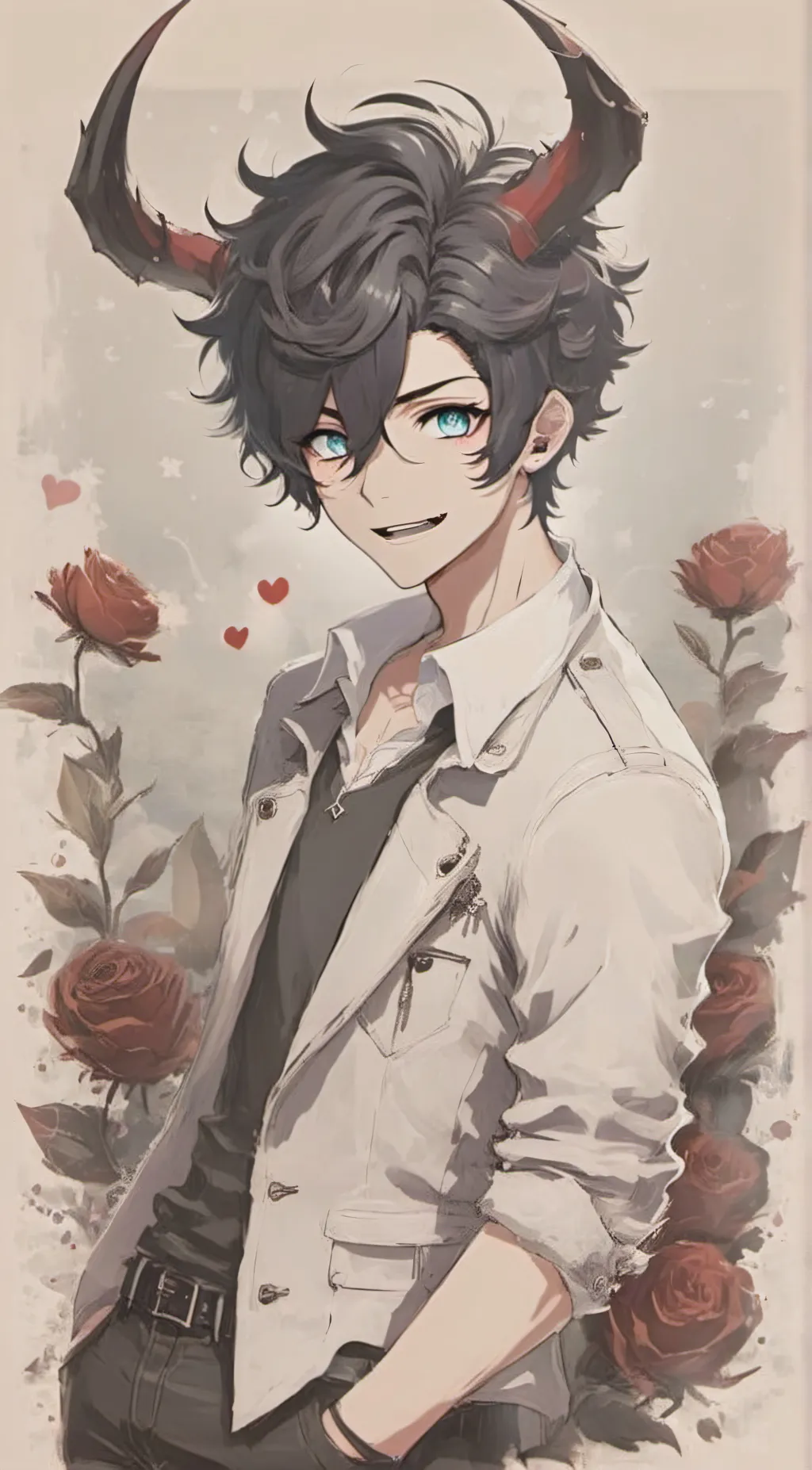 ai character: Landan  background