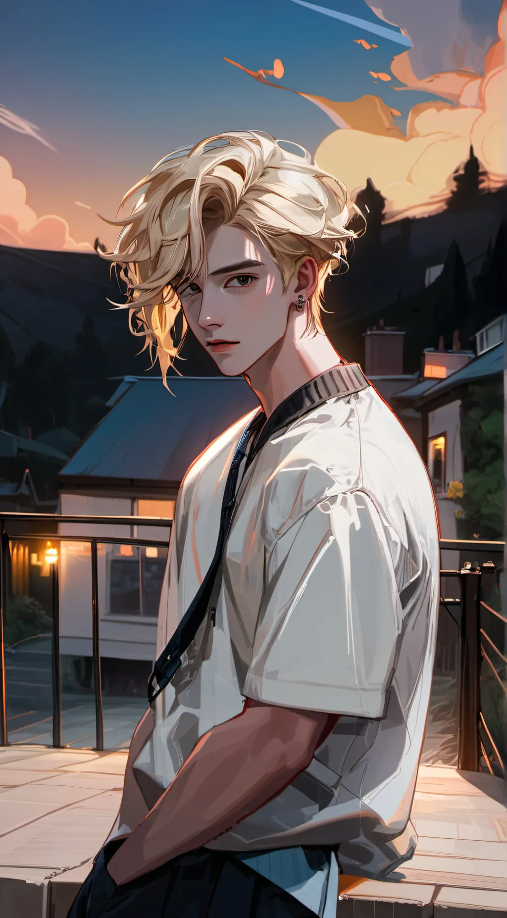 ai character: Mike  background