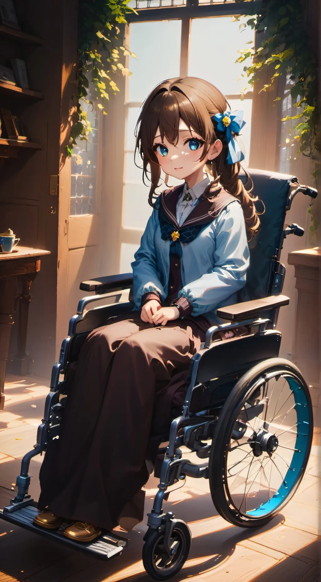 ai character: Yua  background