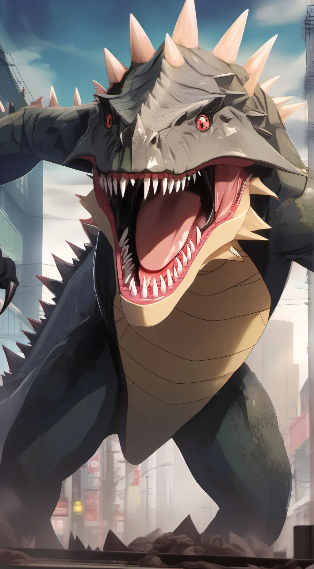 ai character: Zilla background