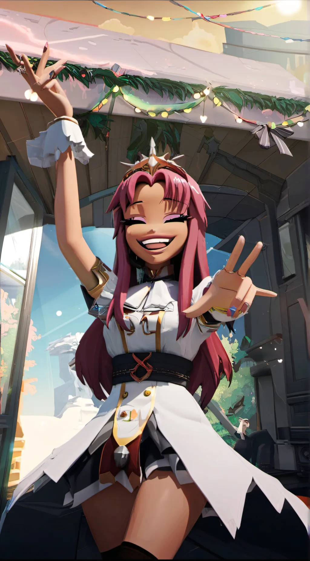 ai character: starfire💫💕 background