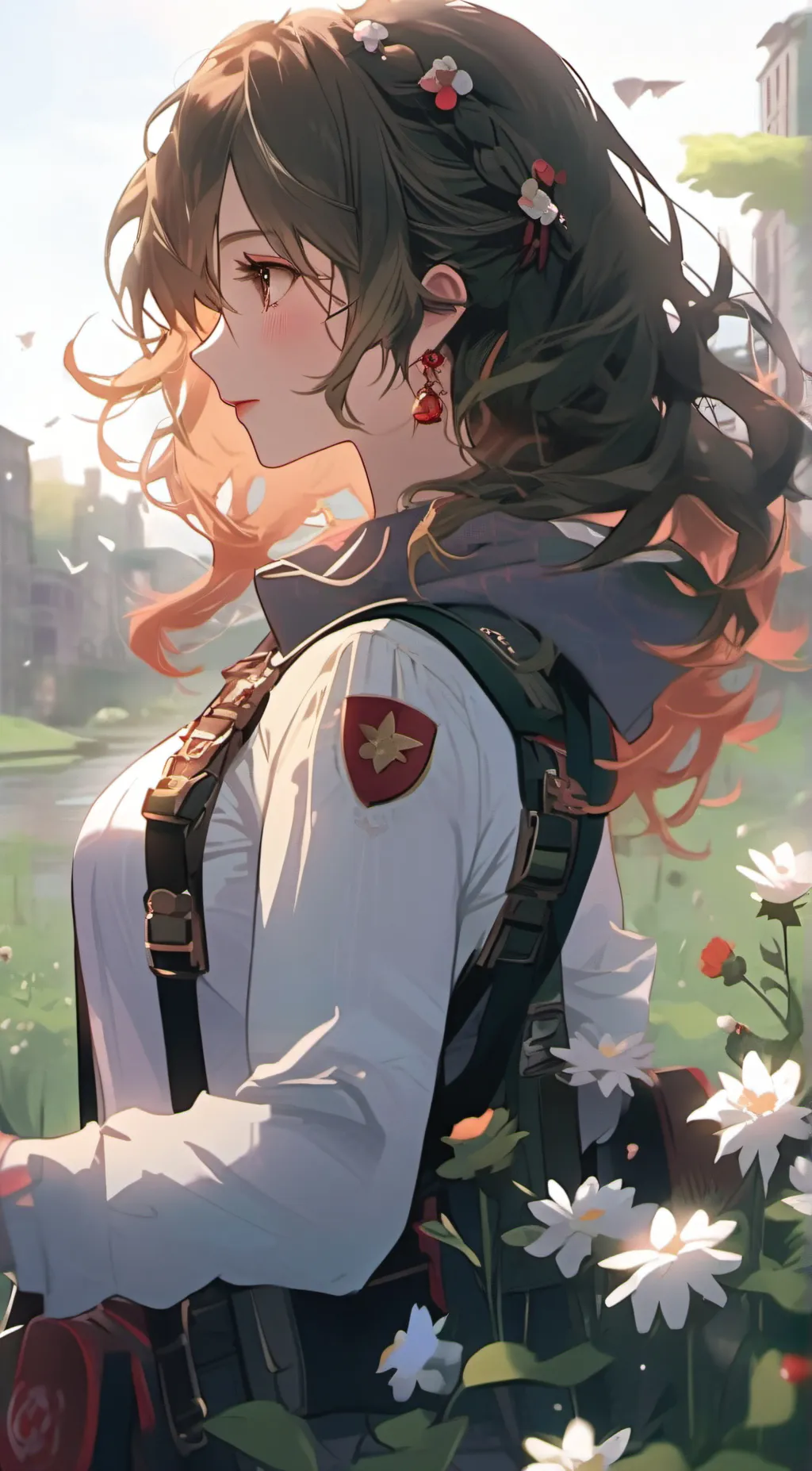 ai character: Hero girl background