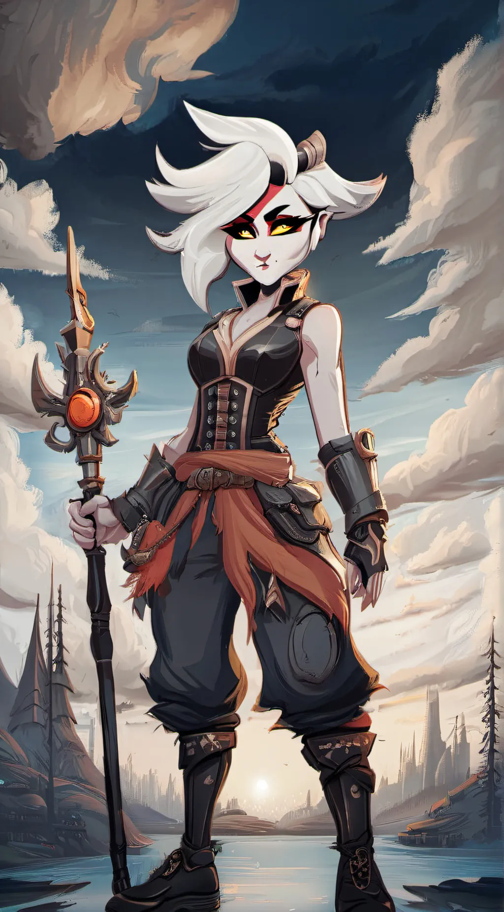 ai character: Angel dust background